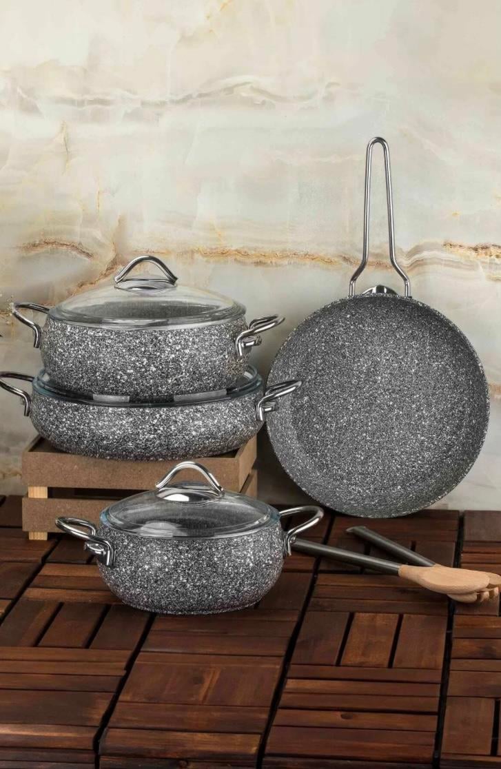 AMBOSE 7 PARÇA GRANİT SET