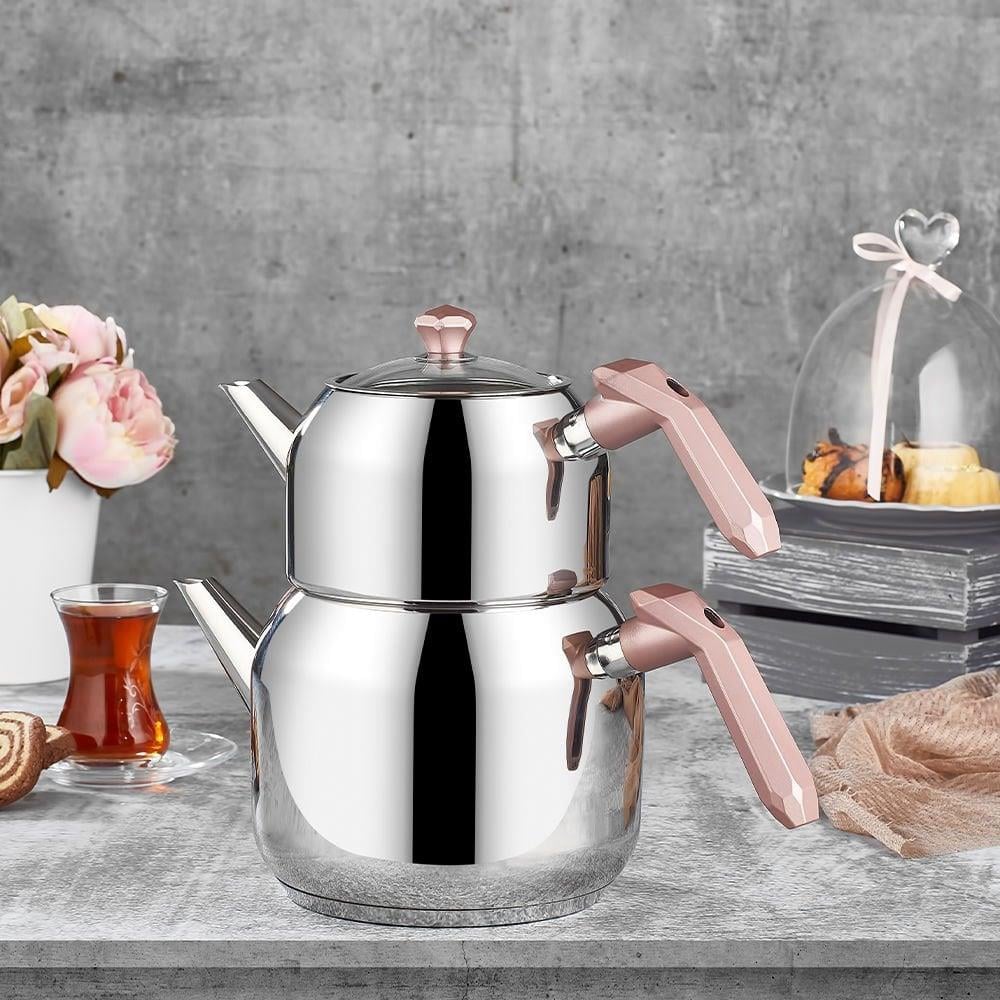 AMBOSS OPAL PASLANMAZ ÇELİK ÇAYDANLIK BÜTÜK BOY