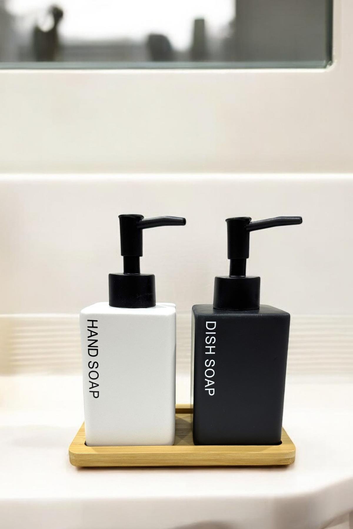 BAMBU 2'Lİ SIVI SABUNLUK