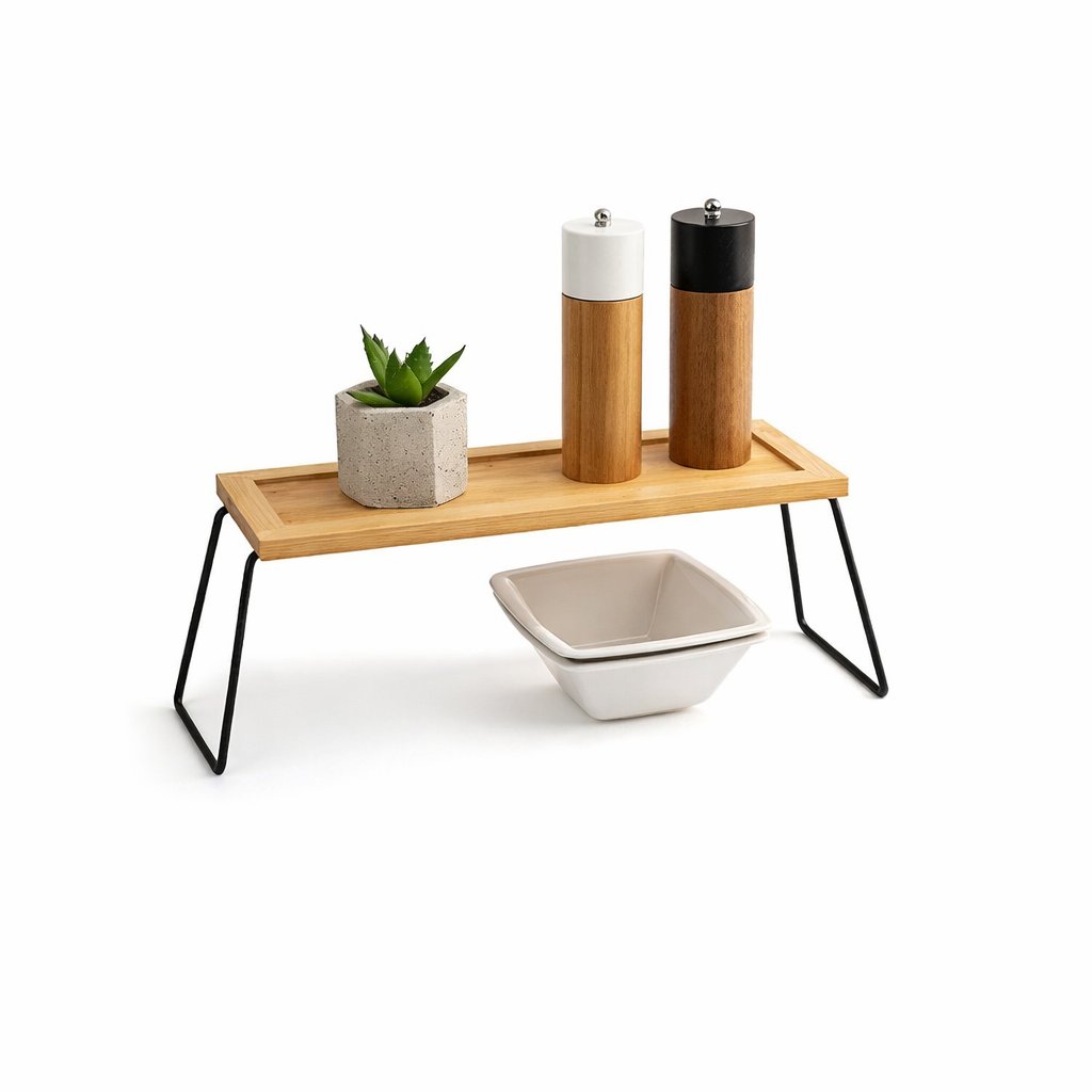 BAMBU AYAKLI STAND 36x12x15 cm