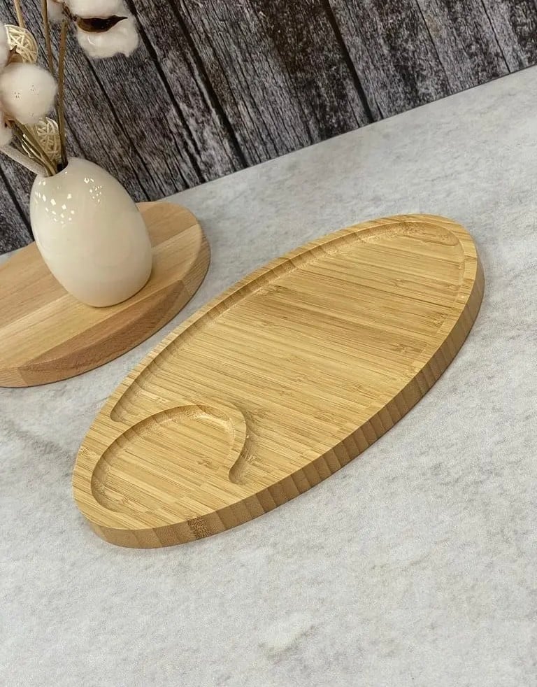 BAMBU OVAL SUNUMLUK 25x14cm