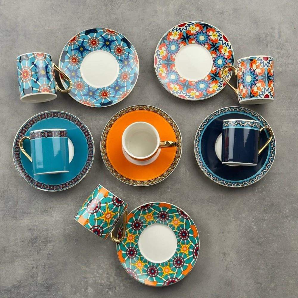 ELEGANZE PORSELEN KAHVE FİNCAN TAKIMI
