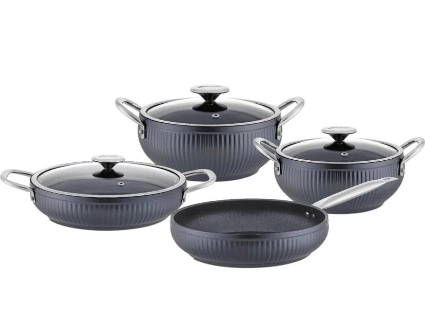 FMS 7 PARÇA GRANİT MERCAN SET GRİ