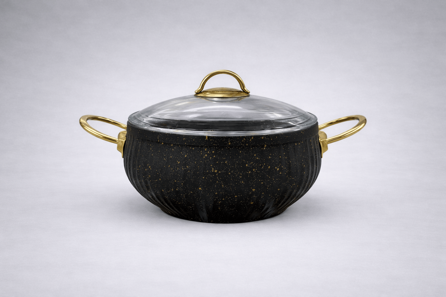 LİNES GRANİT GOLD TENCERE 20CM SİYAH