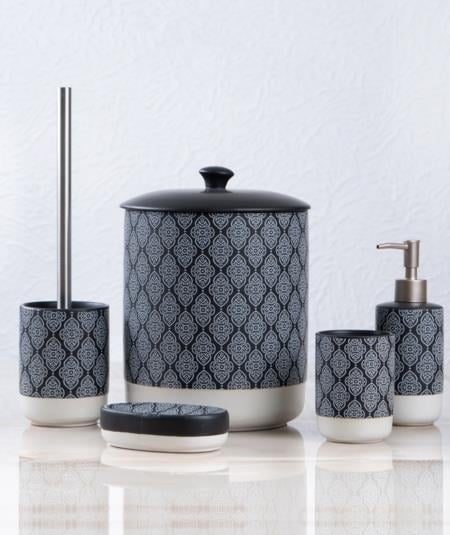 MODALİTY SİYAH 5 PARÇA BANYO SETİ 
