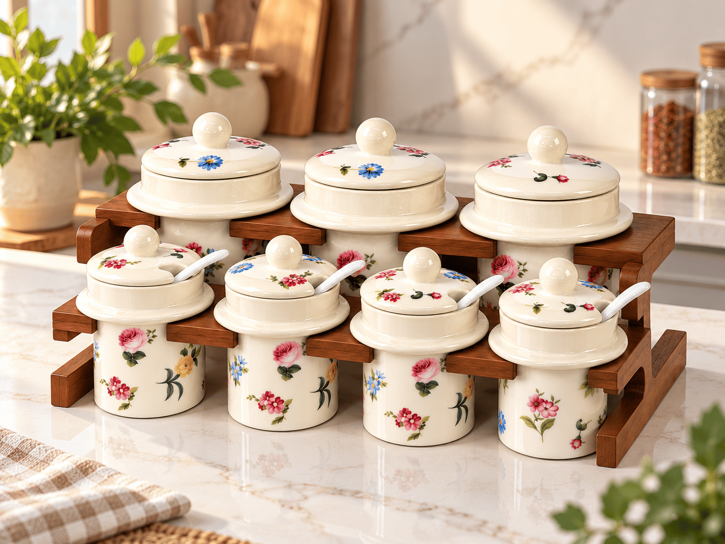 Petit Fleur 7 Parça Baharat Takımı