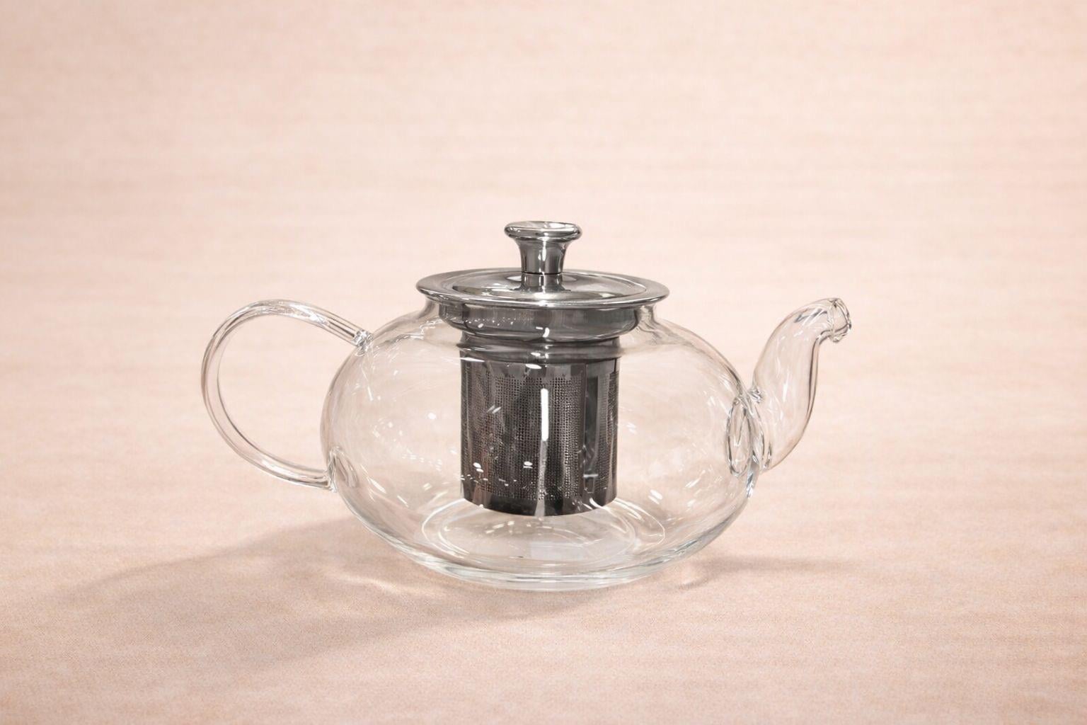 ÜFLEME CAM DEMLİK SİLVER 600ml DEM-104