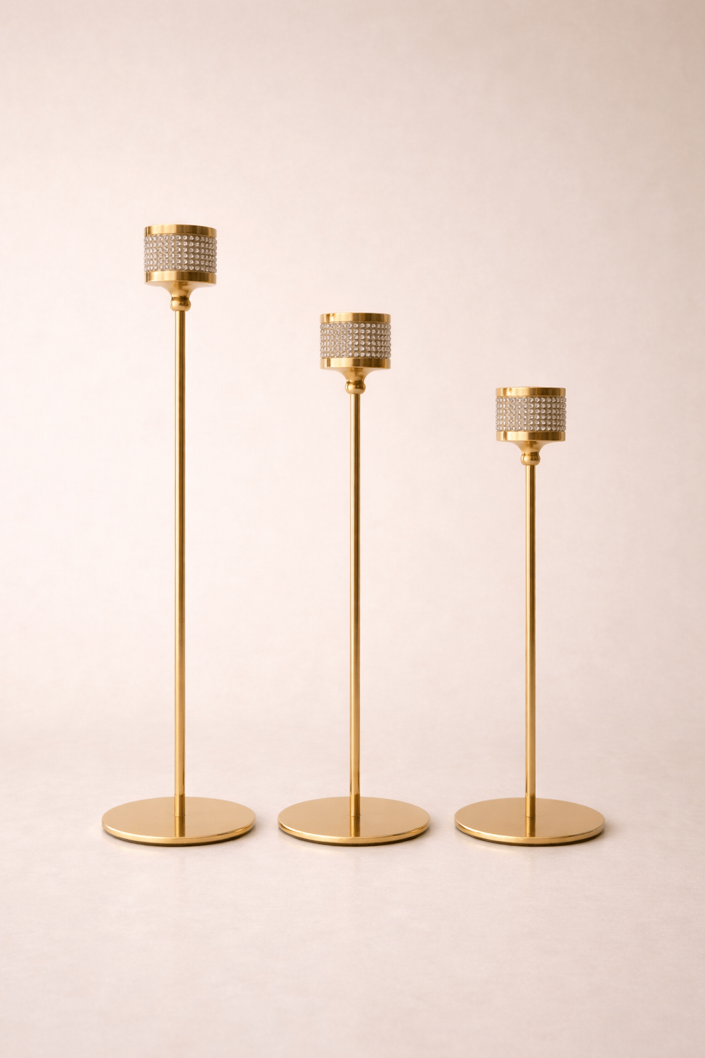 Ysc Taşlı 3'Lü Şamdan 