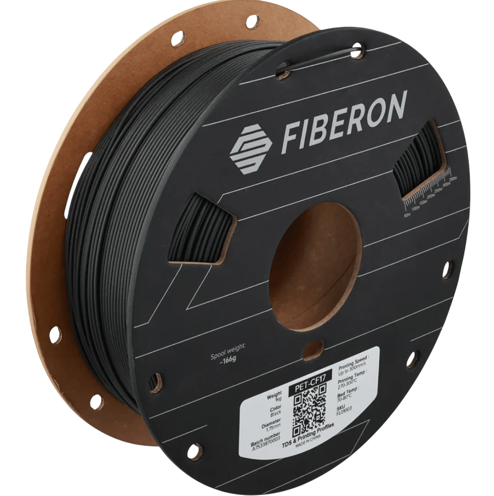 Fiberon PET-CF17 Siyah Filament - 1 kg 1.75mm