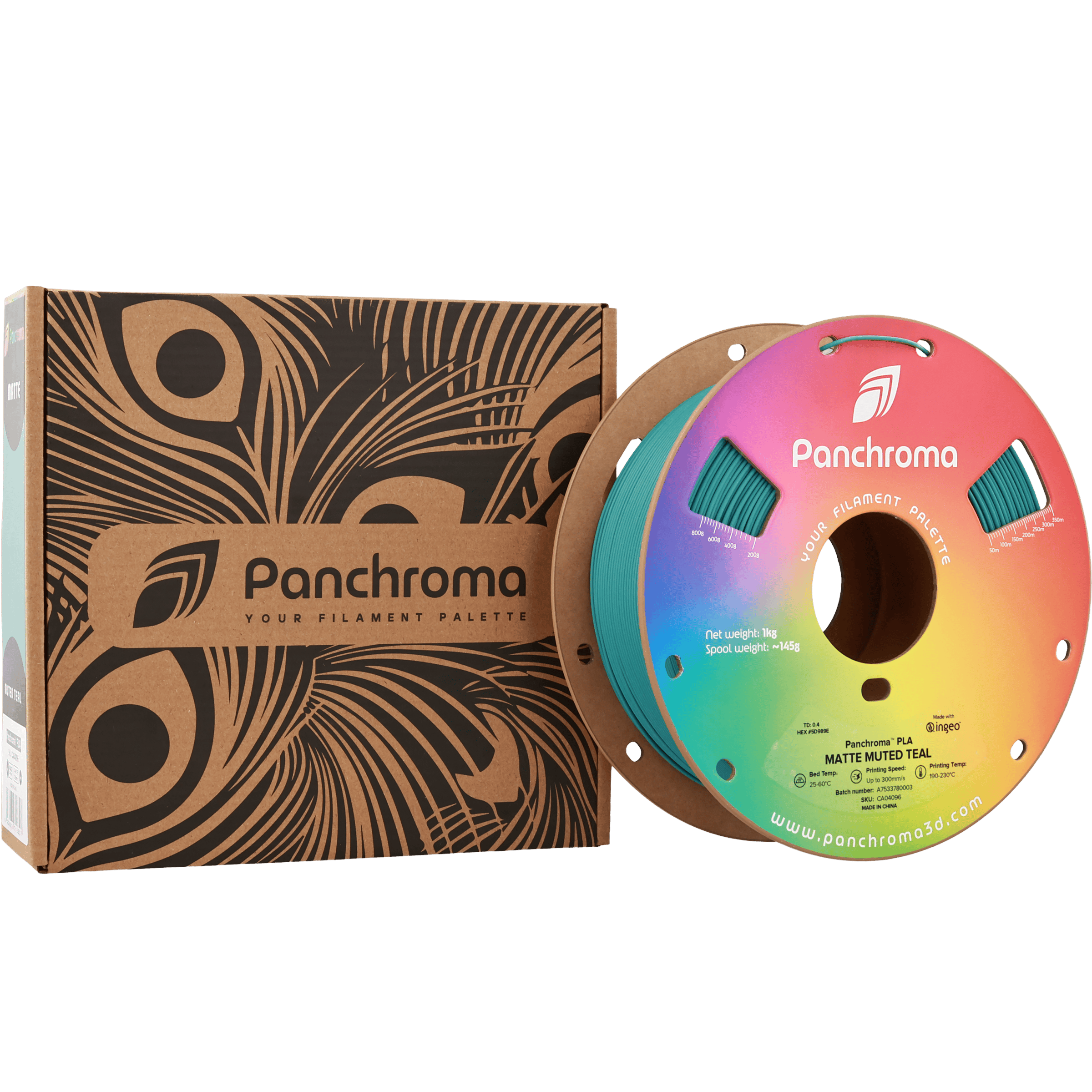 Panchroma PLA Filament Mat Yumuşak Camgöbeği – 1 kg 1.75mm