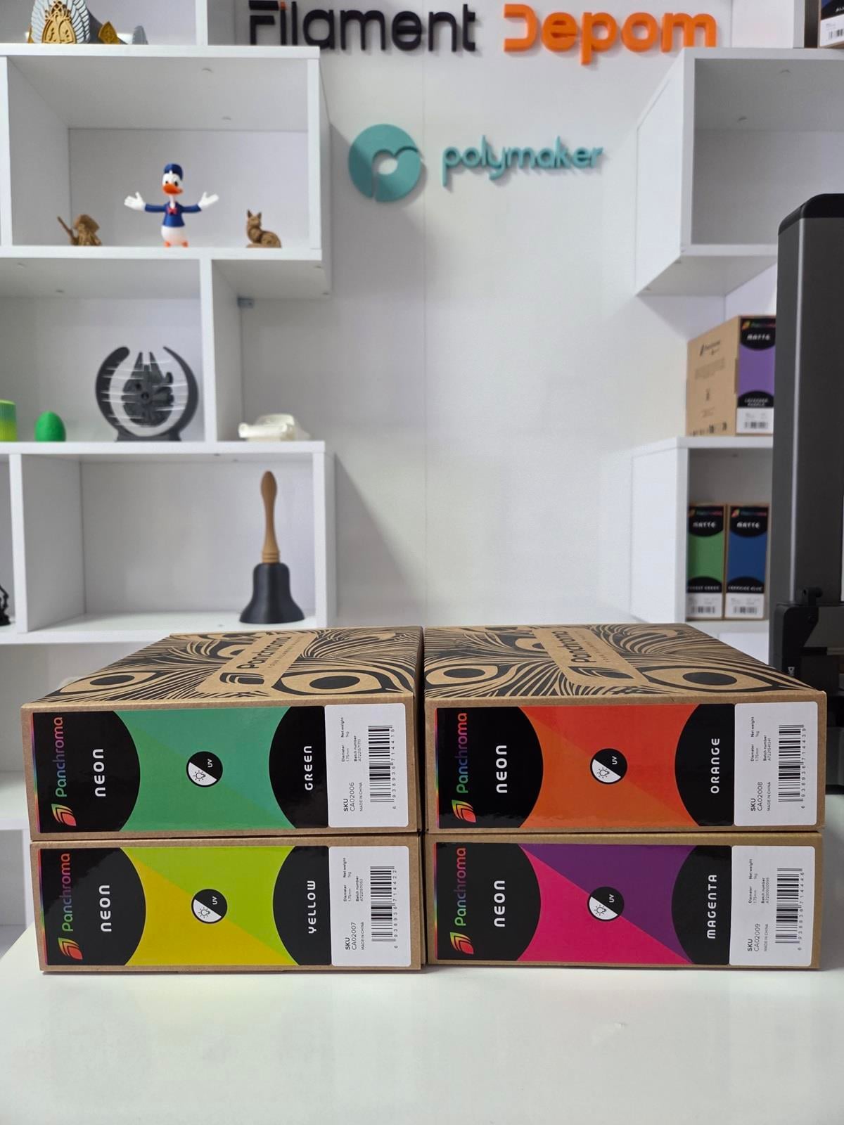 Panchroma PLA Neon Filament 4'lü Paket