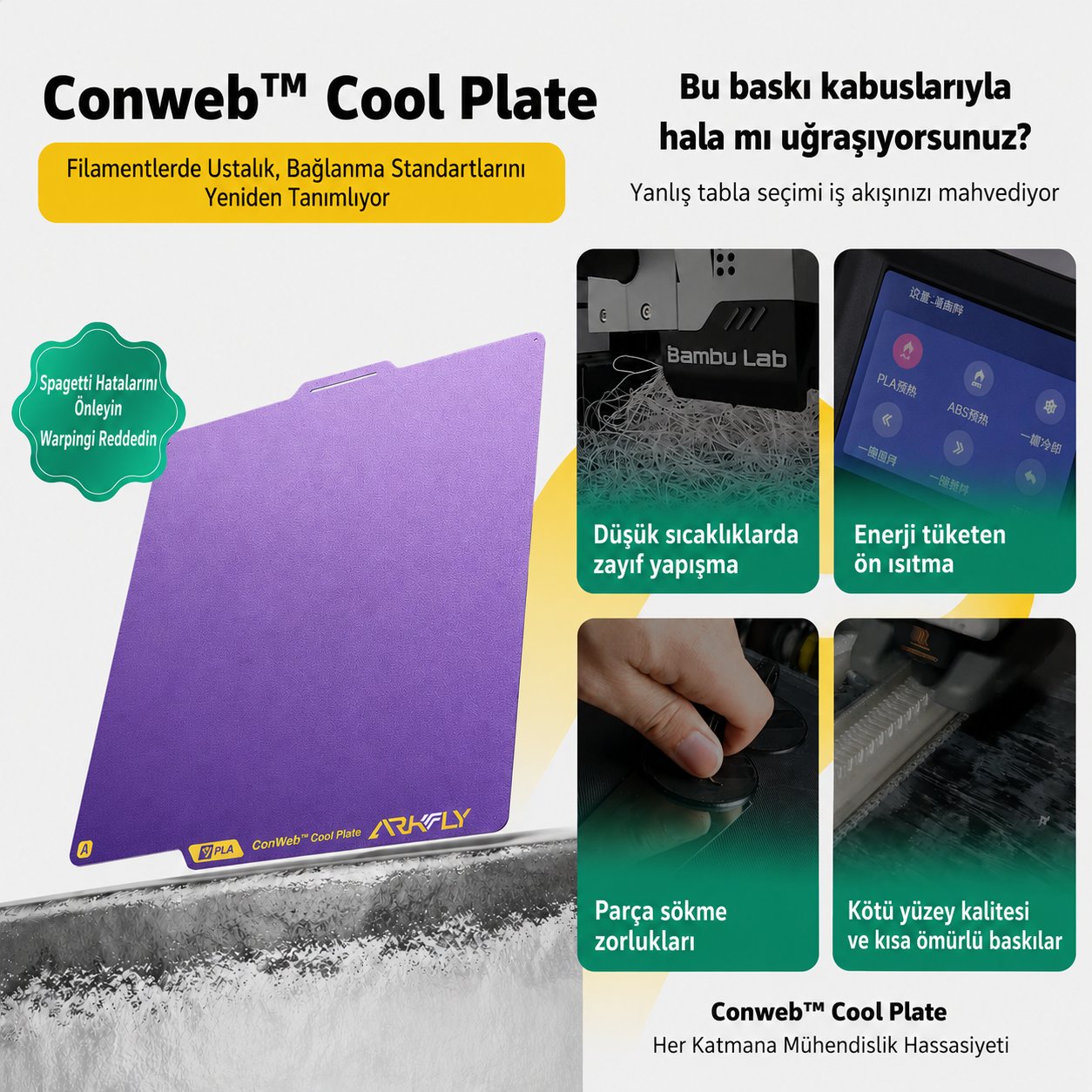 Phaetus AD5X/M Conweb Cool Plate 235x247.5 mm