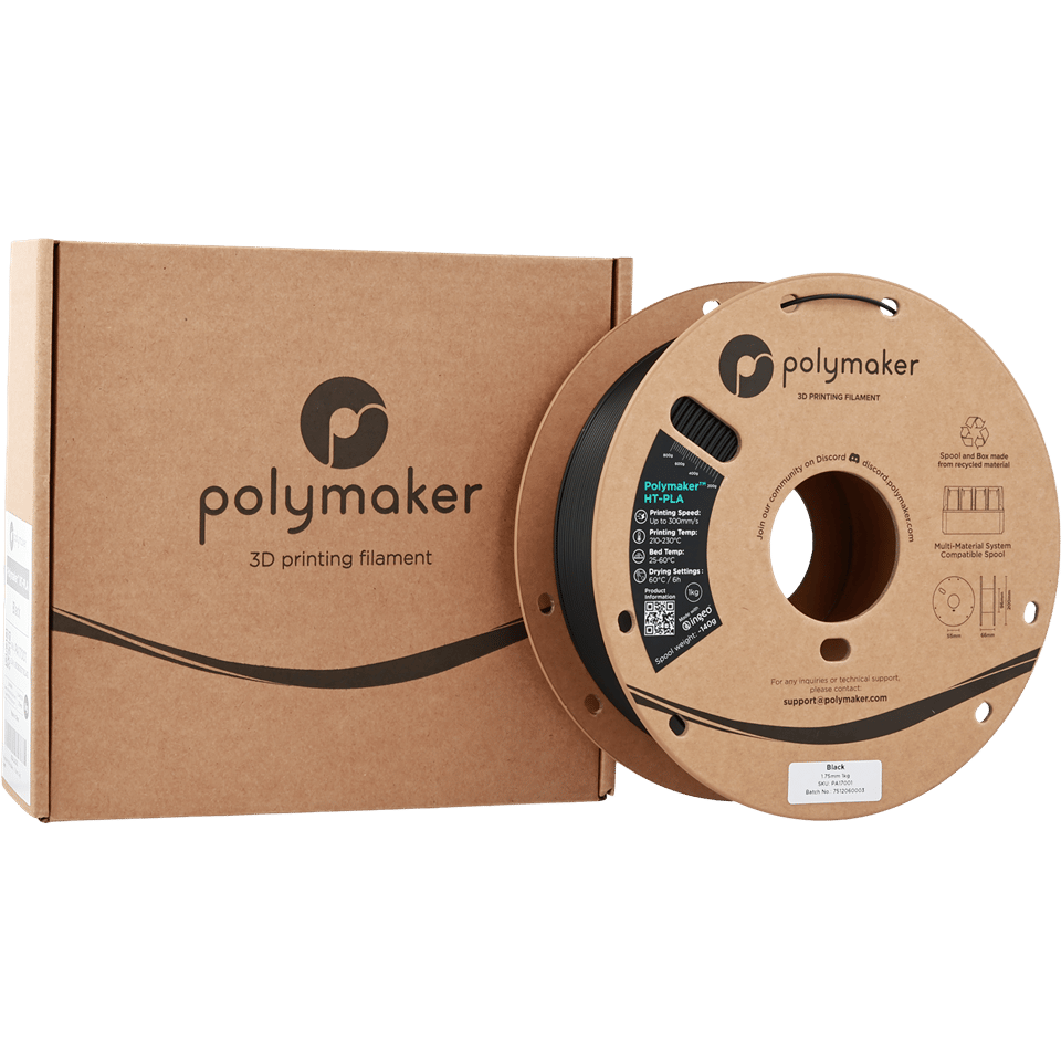 Polymaker HT-PLA Filament Siyah
