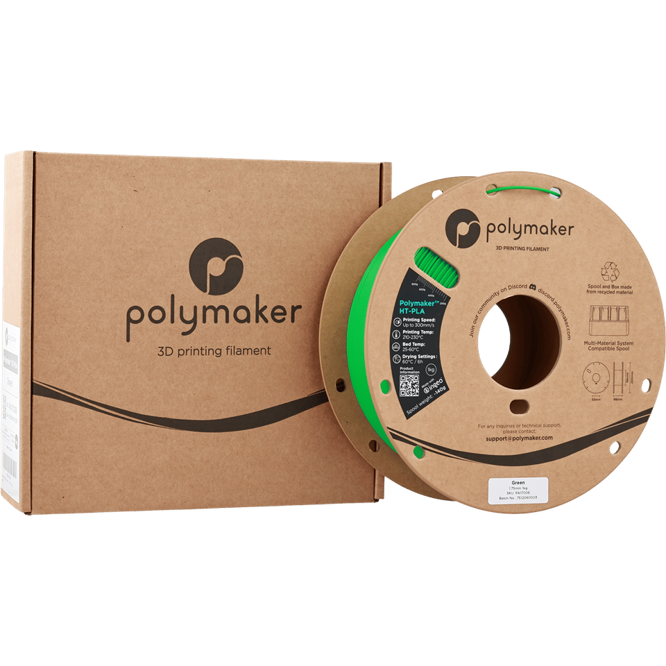Polymaker HT-PLA Filament Yeşil