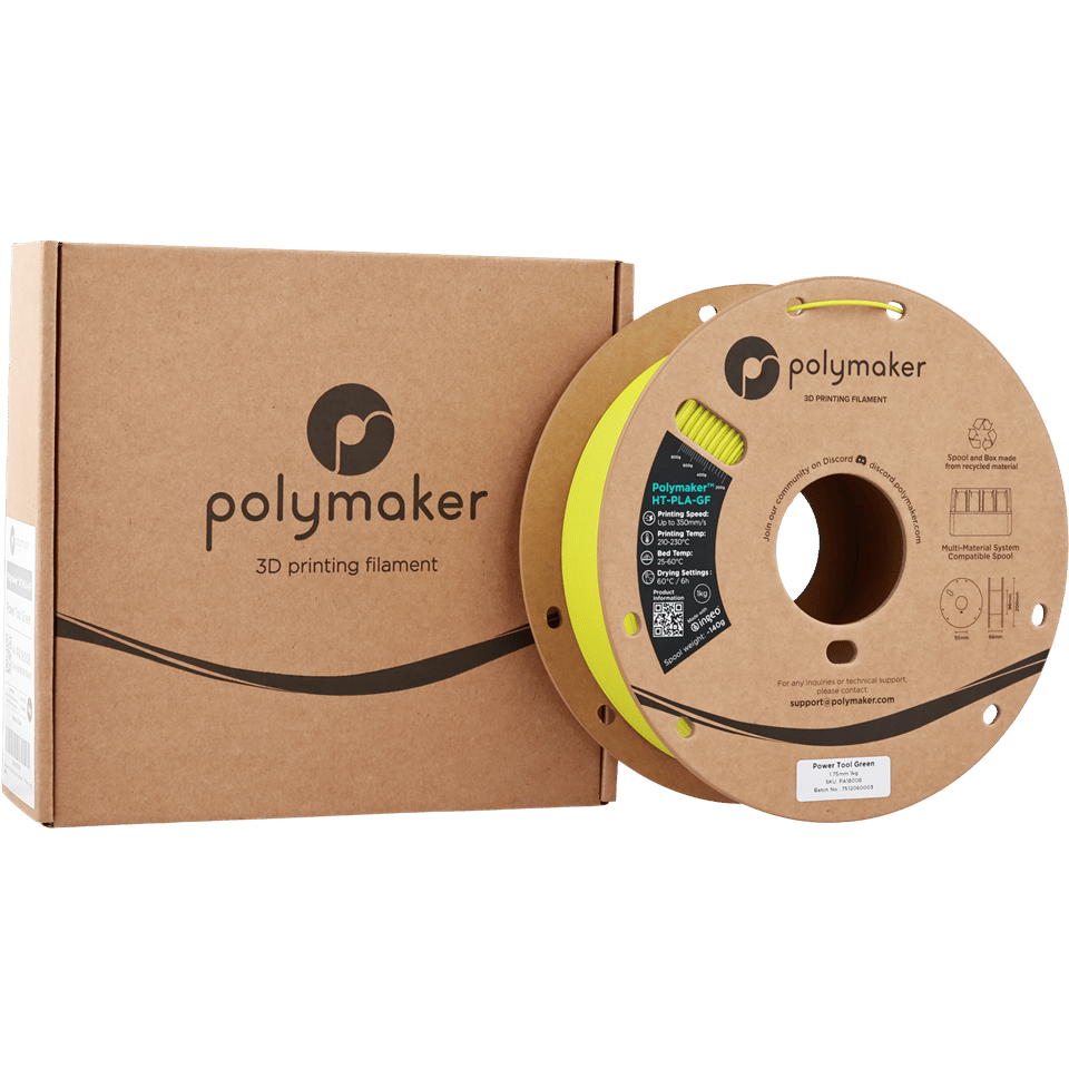 Polymaker HT-PLA-GF Filament Endüstriyel Yeşil