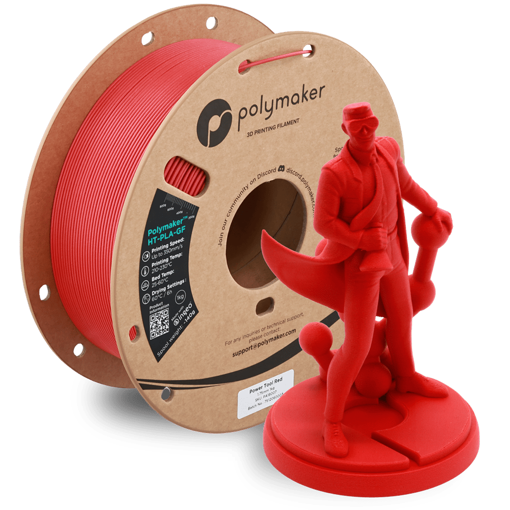 Polymaker HT-PLA-GF Filament Endüstriyel Kırmızı
