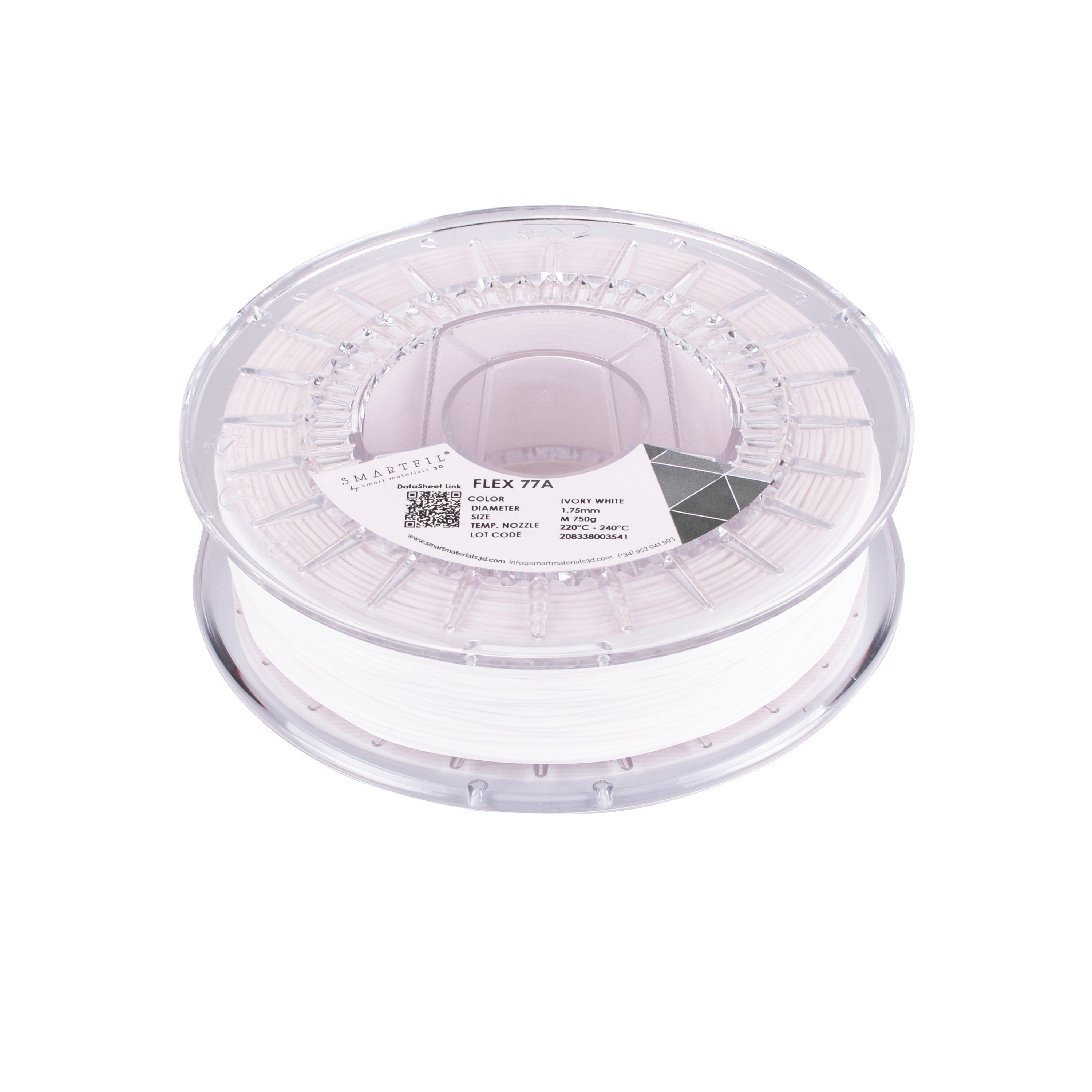 Smartfil Flex 77A Filament Fildişi Beyaz - 1 kg 1.75mm
