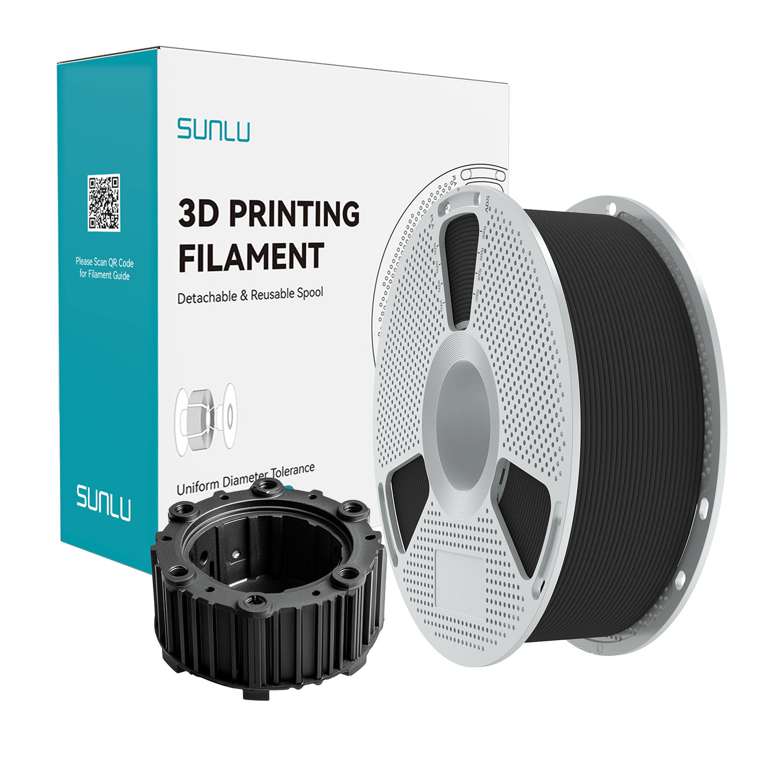 Sunlu PA12-CF Filament Siyah - 1 kg 1.75mm