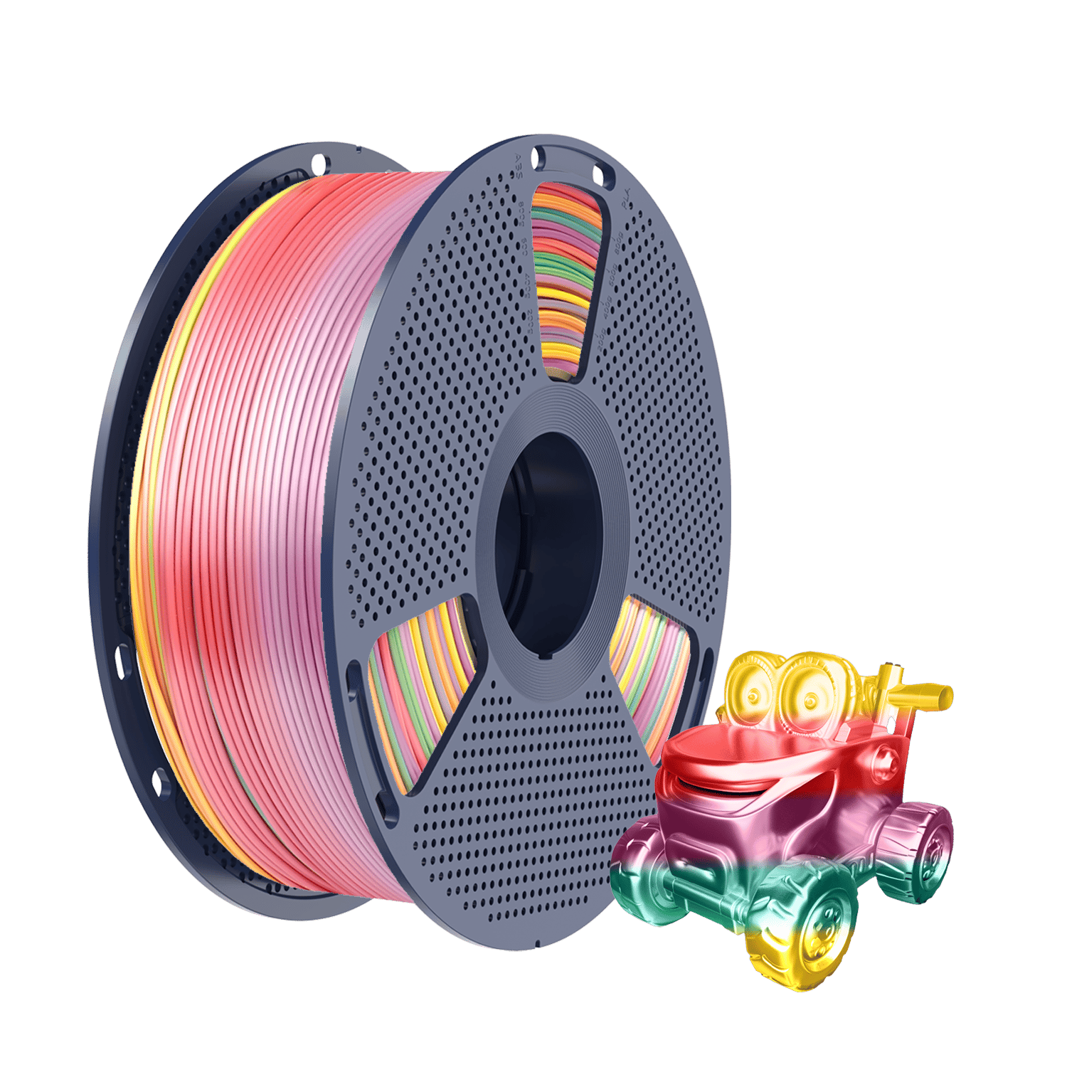 Sunlu Silk PLA+ Filament Gökkuşağı 01 - 1 kg 1.75mm