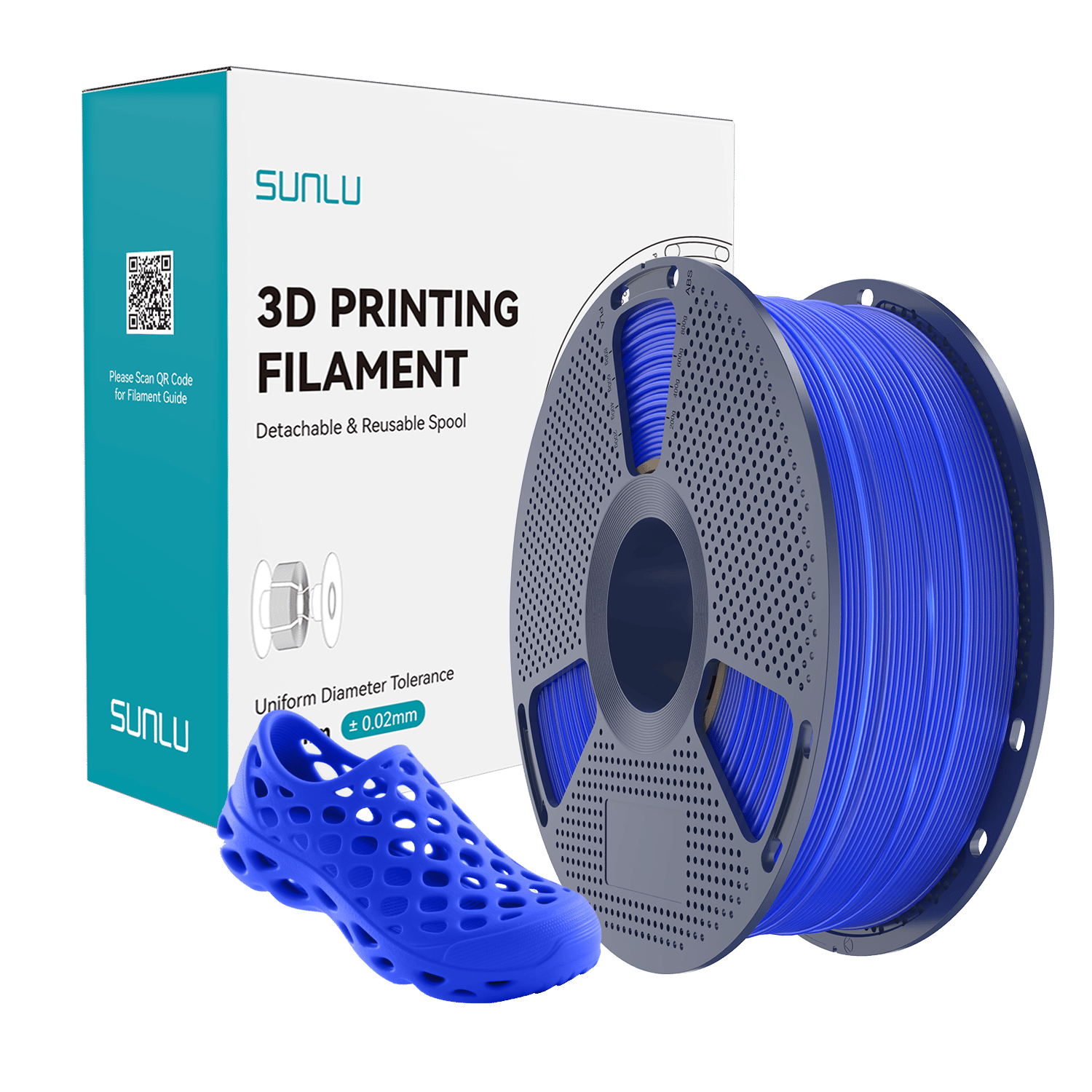 Sunlu TPU-95A Filament Mavi - 1kg 1.75mm