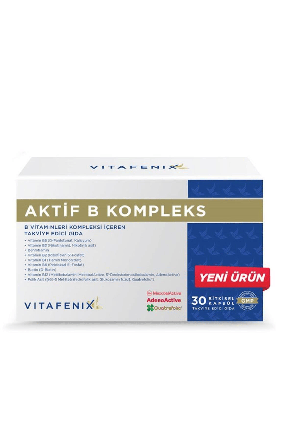 Aktif B Kompleks 30 Kapsül
