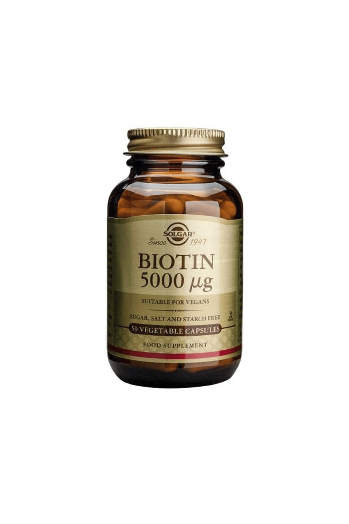 Biotin 5000 mcg 50 Kapsul Vitamin