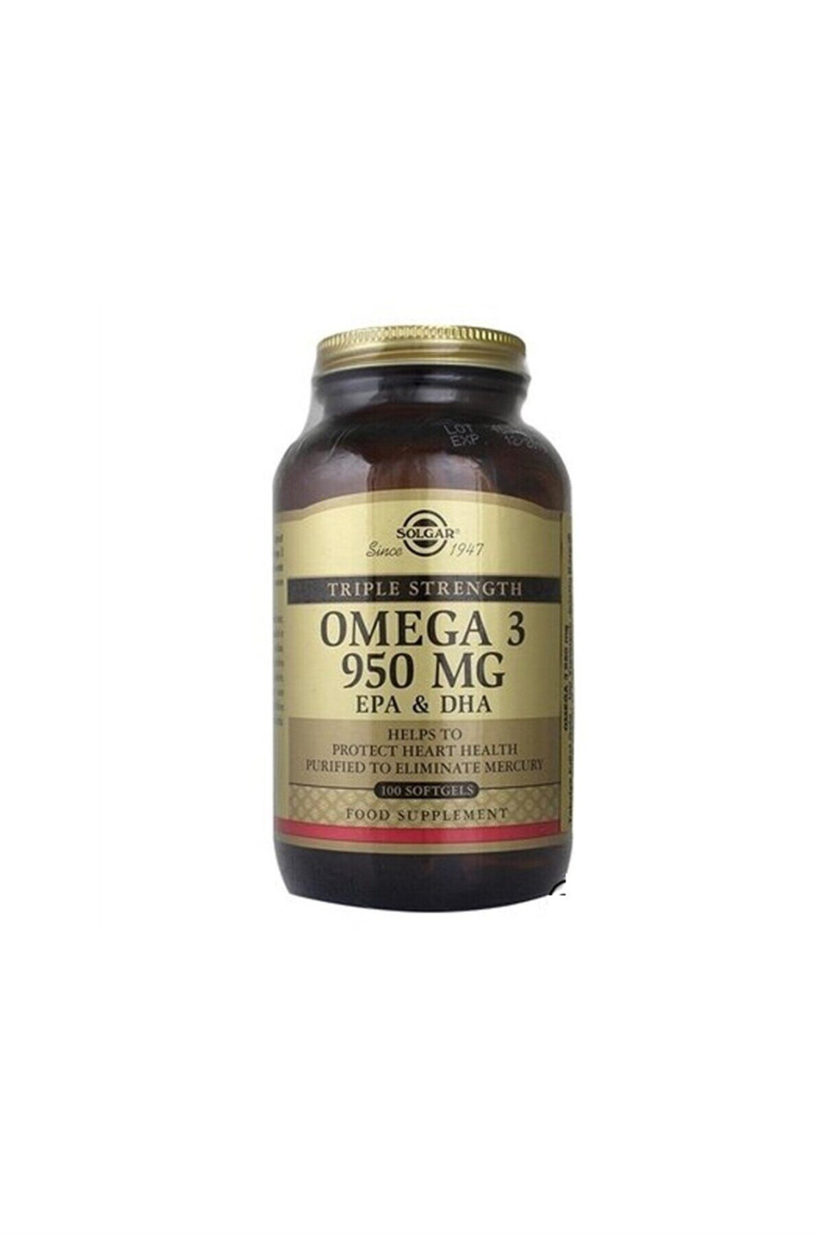 Omega-3 950 Mg 100 Kapsül