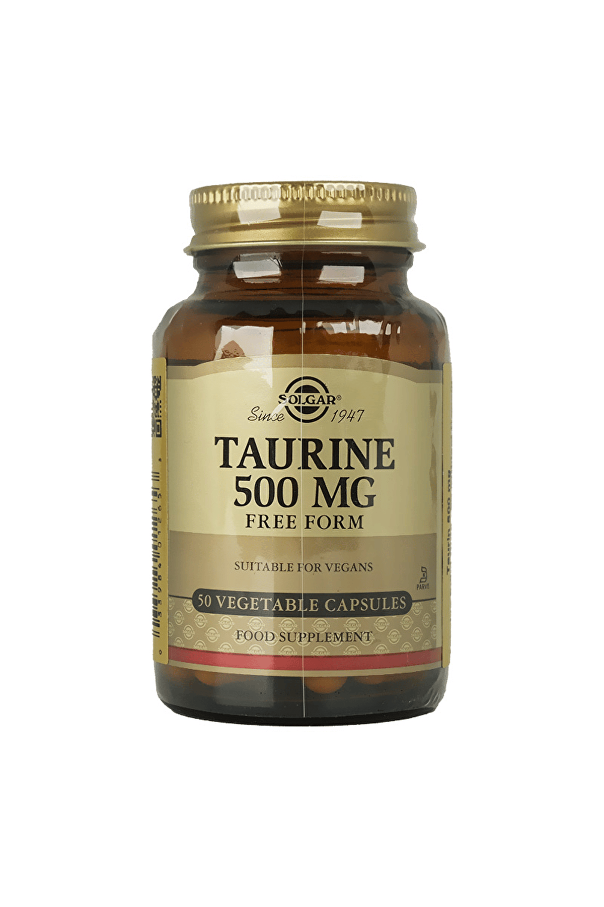 Taurin 500 mg 50 Kapsül