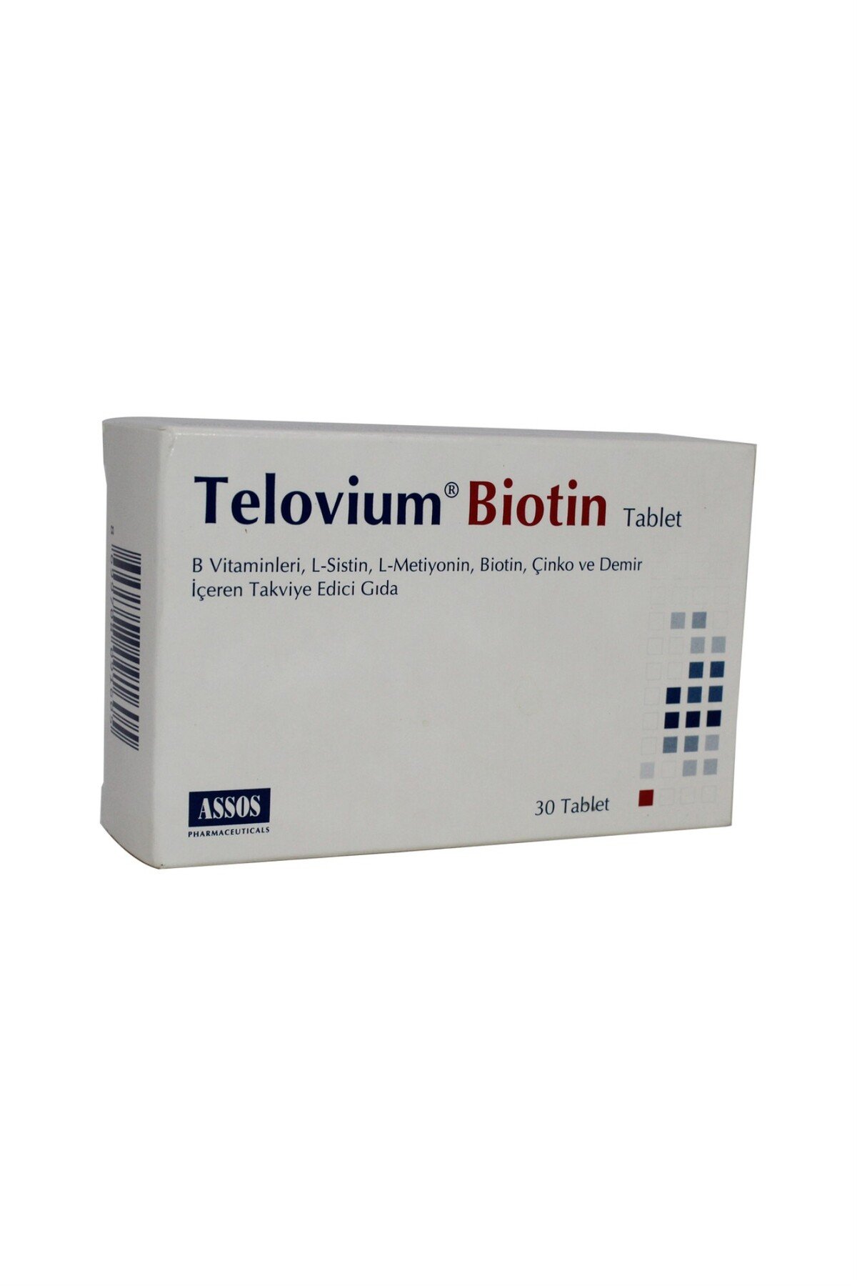 Telovium Biotin 30 Tablet