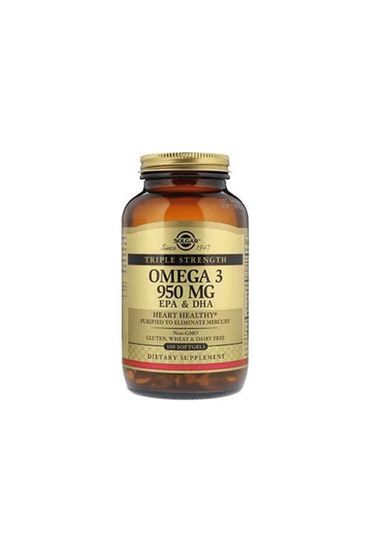 Triple Strength Omega-3 950 Mg 100 Softgels