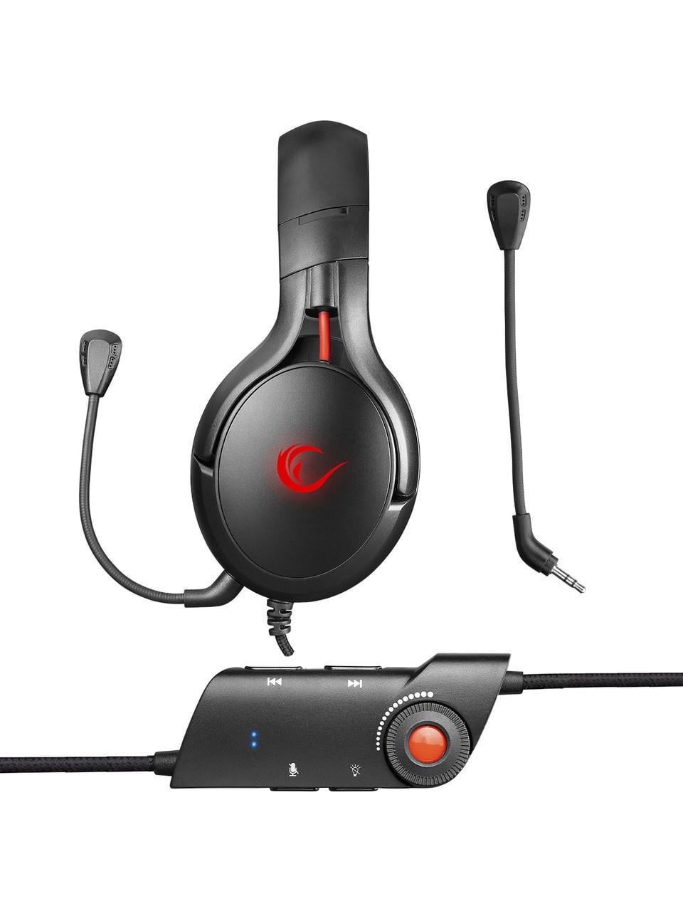 Rampage RM-K57 ROWL Kırmızı Led USB 7.1 Surround Mikrofonlu Oyuncu Kulaklığı