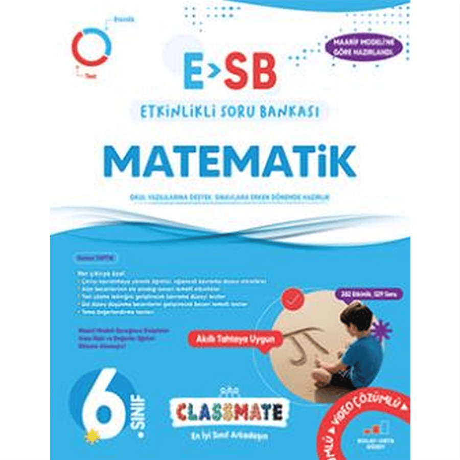 6. Sınıf Classmate Matematik Etkinlikli Soru Bankası