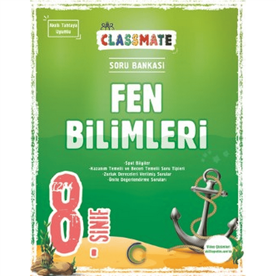 8. Sınıf Classmate Fen Bilimleri Soru Bankası