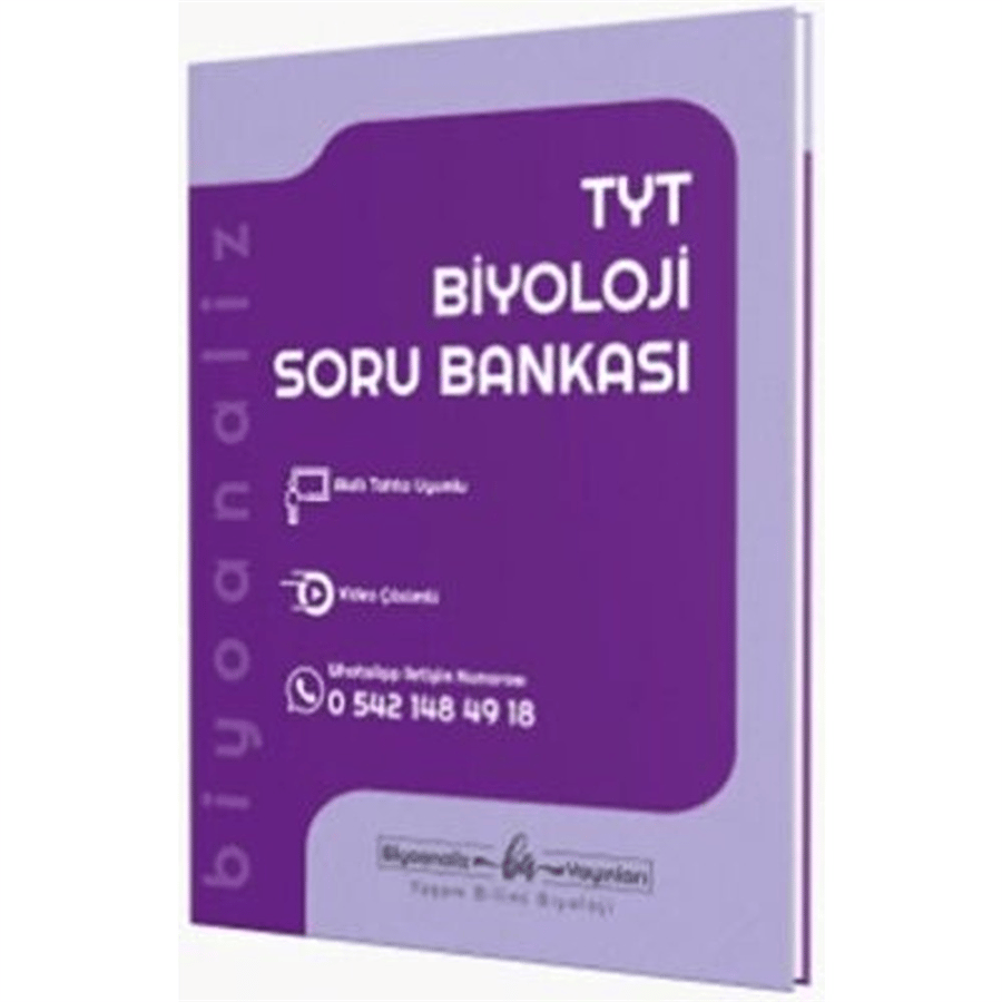 Biyoanaliz Yayınları TYT Biyoloji Soru Bankası