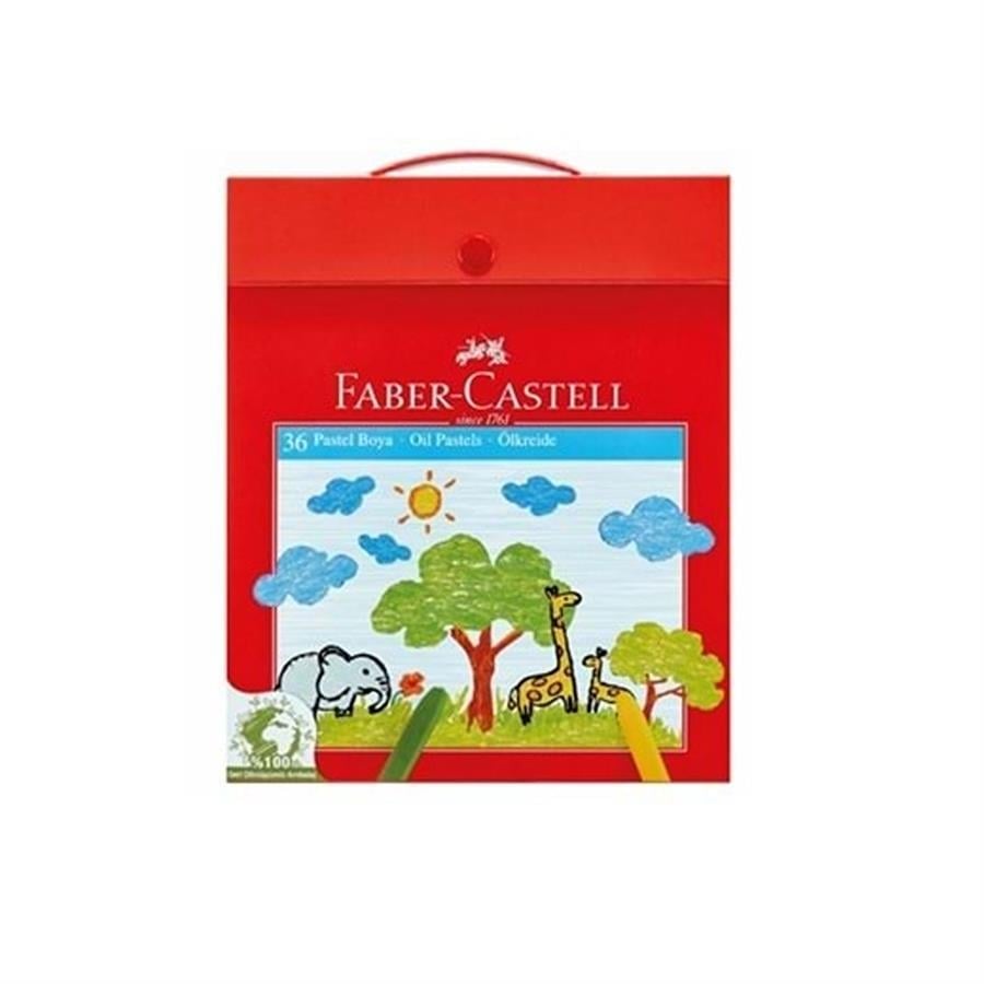 Faber-Castell Plastik Çantalı Tutuculu Pastel Boya 36 Renk