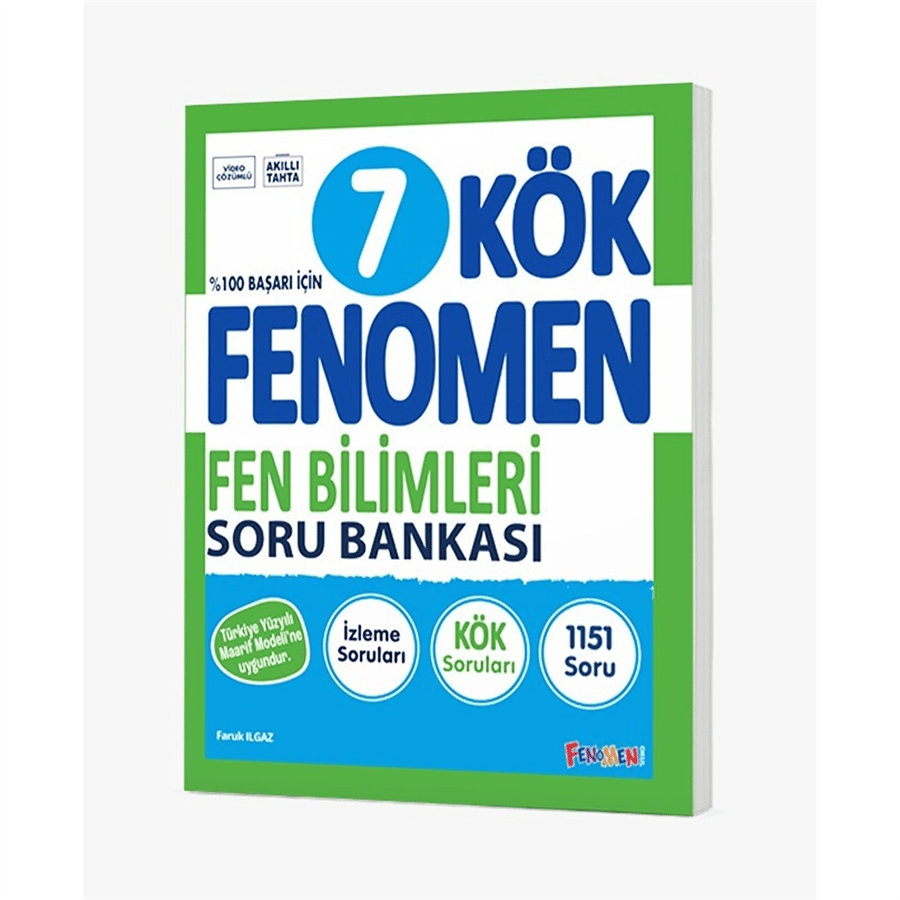 Fenomen Yayıncılık 7. Sınıf KÖK Fen Bilimleri Soru Bankası (2026-2027 Güncel Baskı)