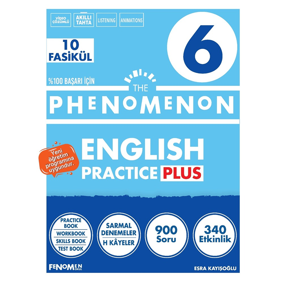 Fenomen Yayınları 6. Sınıf The Phenomenon English Practice Plus (7 Fasikül) (2026-2027 Güncel Baskı)