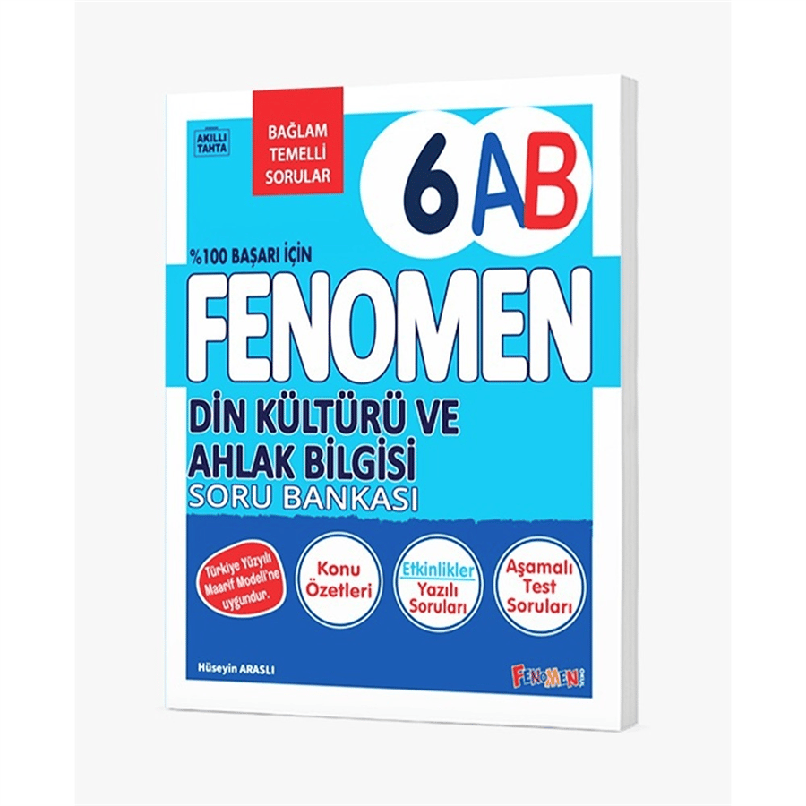 Fenomen Yayınları 6. Sınıf Din Kültürü ve Ahlak Bilgisi A-B Soru Bankası (2026-2027 Güncel Baskı)