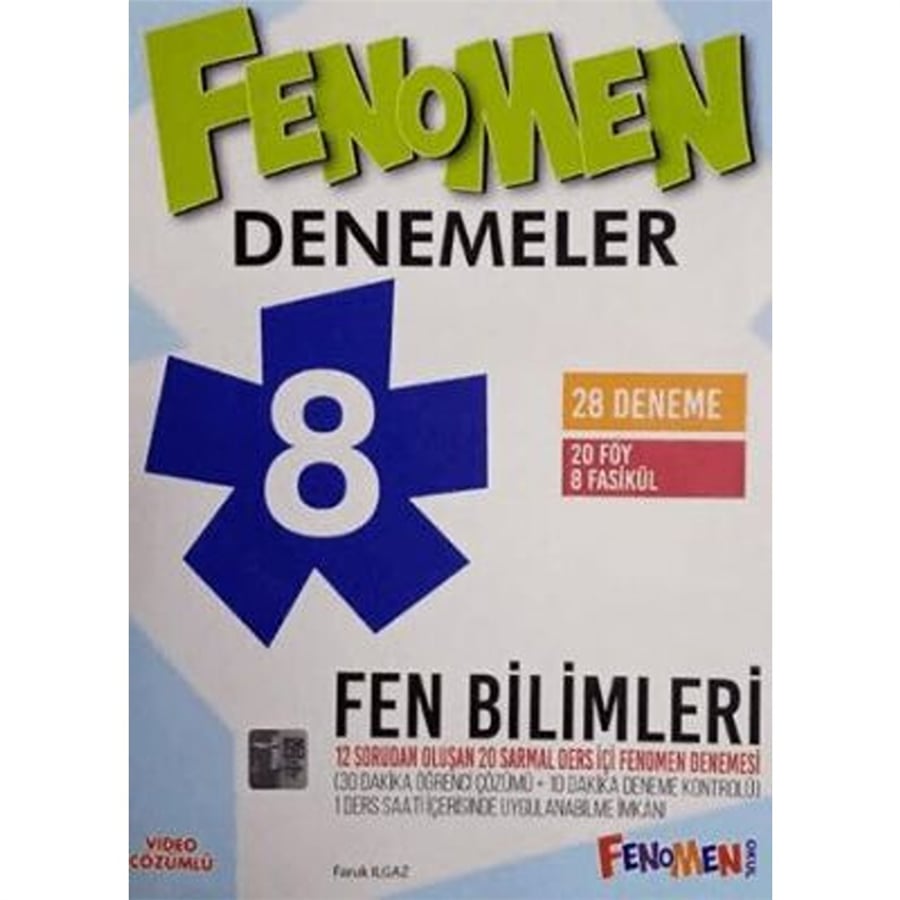 Fenomen Yayınları 8. Sınıf Fen Bilimleri Fenomen 12 Genel Deneme