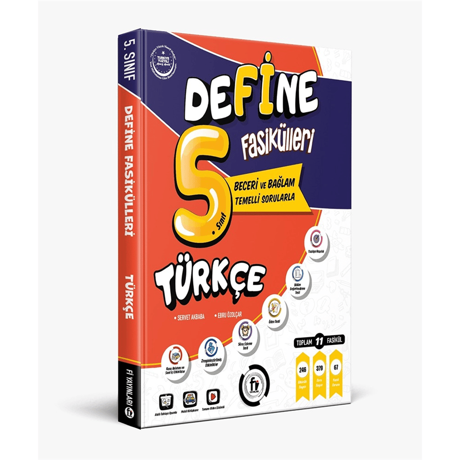 Fi Yayınları 5. Sınıf Türkçe Define Konu Fasikülleri (2026-2027 Güncel Baskı)