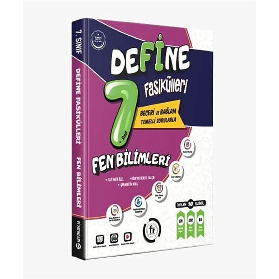 Fi Yayınları 7. Sınıf Fen Bilimleri Define Konu Anlatımlı Fasiküller