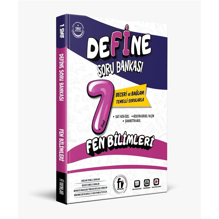 Fi Yayınları 7. Sınıf Define Fen Bilimleri Soru Bankası