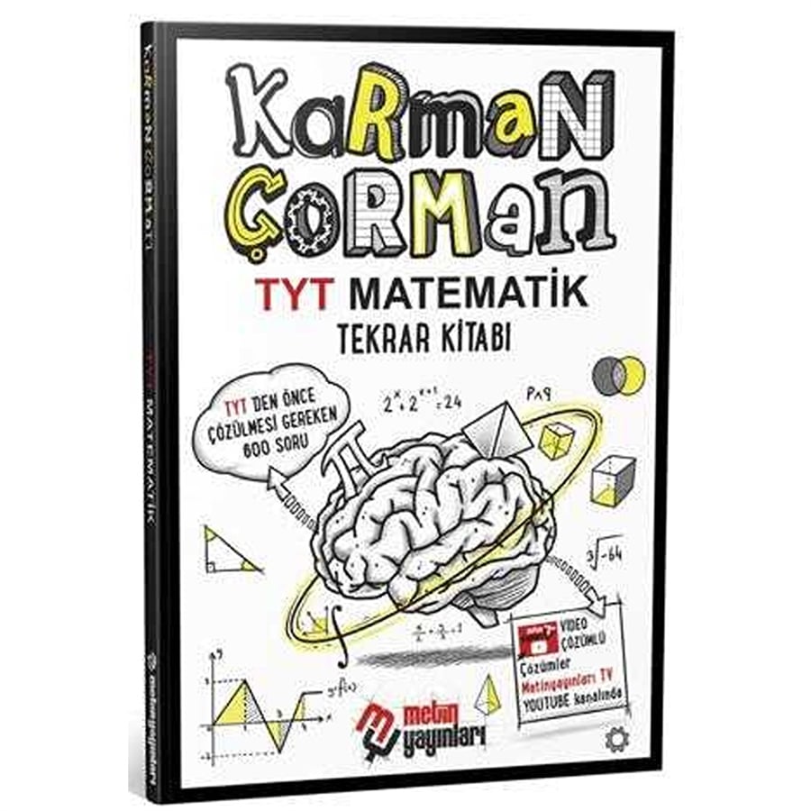 Metin Yayınları - Karman Çorman TYT Matematik Tekrar Kitabı