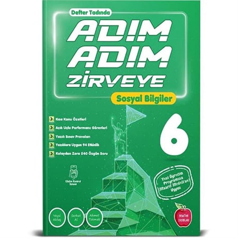 Newton Yayınları 6. Sınıf Adım Adım Zirveye Sosyal Bilgiler Etkinlikli Soru Bankası