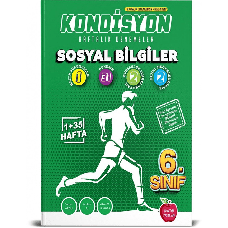 Newton Yayınları 6. Sınıf Kondisyon Haftalık Kazanım Denemeleri 36 Hafta Sosyal Bilgiler (2026-2027 Güncel Baskı)