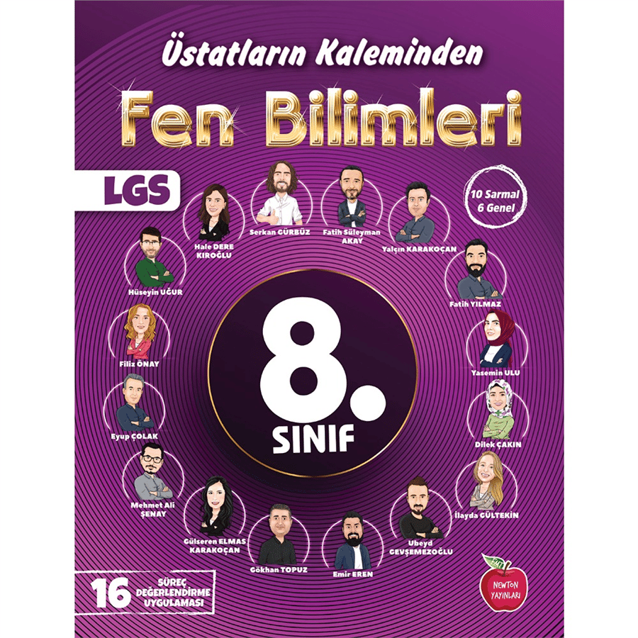 Newton Yayınları 8. Sınıf Fen Bilimleri Üstatların Kaleminden 16 Deneme