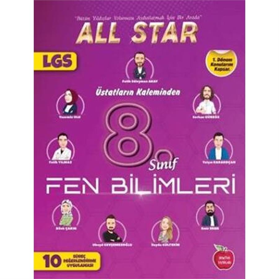 Newton Yayınları 8. Sınıf Fen Bilimleri 1.Dönem 10 Süreç Değerlendirme Denemesi Üstatların Kaleminden