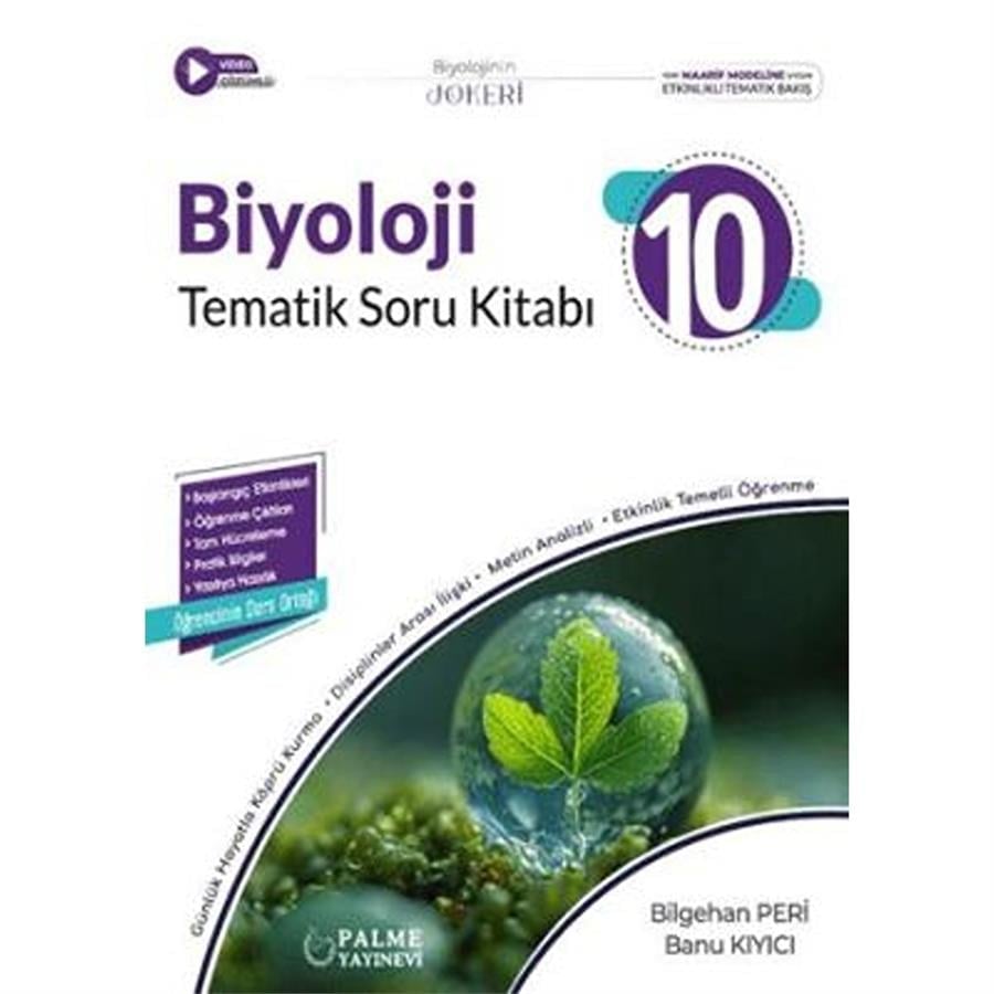 Palme 10.Sınıf Joker Biyoloji Soru Kitabı Tematik 