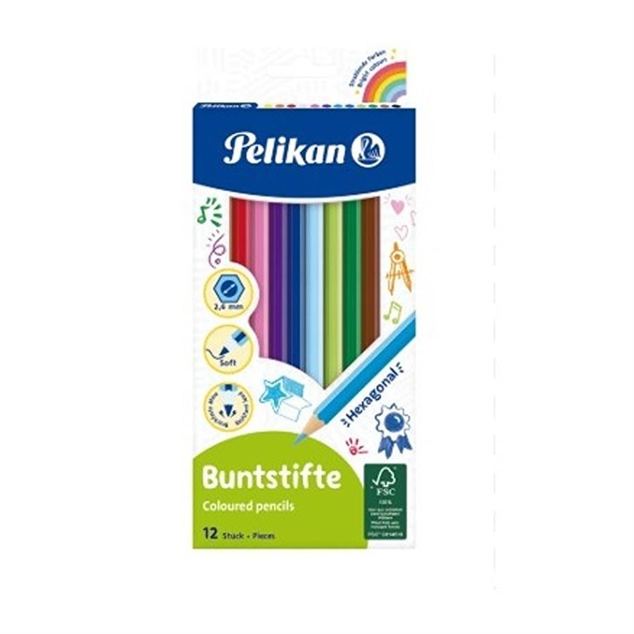 Pelikan Kuru Boya Kalemi 12 Li