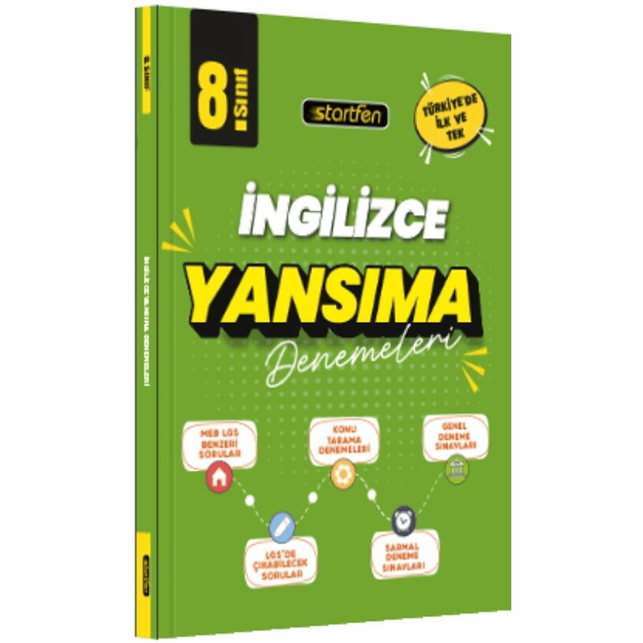 Startfen Yayınları 8. Sınıf İngilizce Yansıma Denemeler (2026-2027 Güncel Baskı)